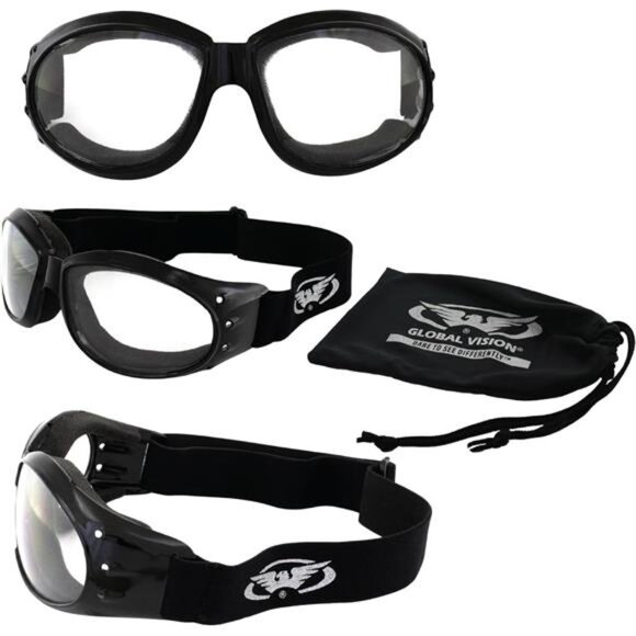 Global Vision Eliminator Deluxe Red Baron Style Padded Riding ATV Dirt Bike - Picture 9 of 14